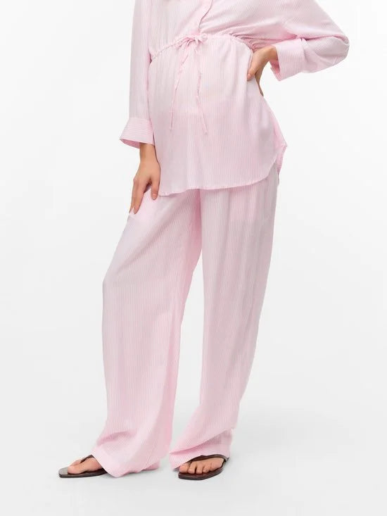 Mama Licious Broek met wijde pijpen Regular fit Mid rise Broeken