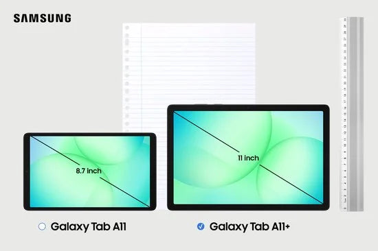 Samsung Galaxy Tab A11 Plus - 5G - 128GB - Gray