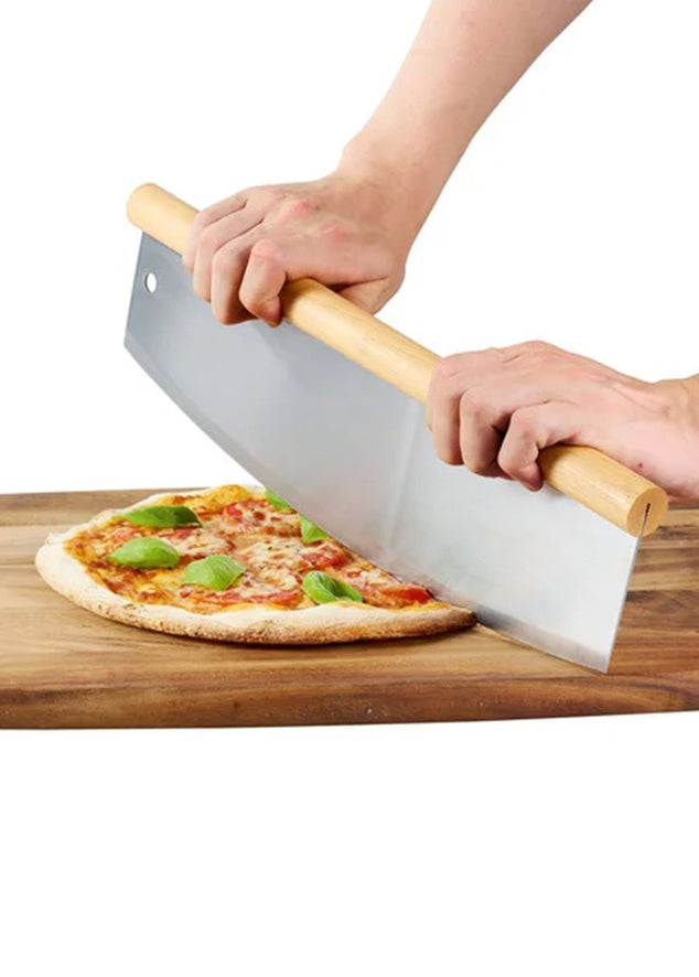 Grillmaster Pizzasnijder – RVS Snijwiel voor Perfecte Pizzapunten