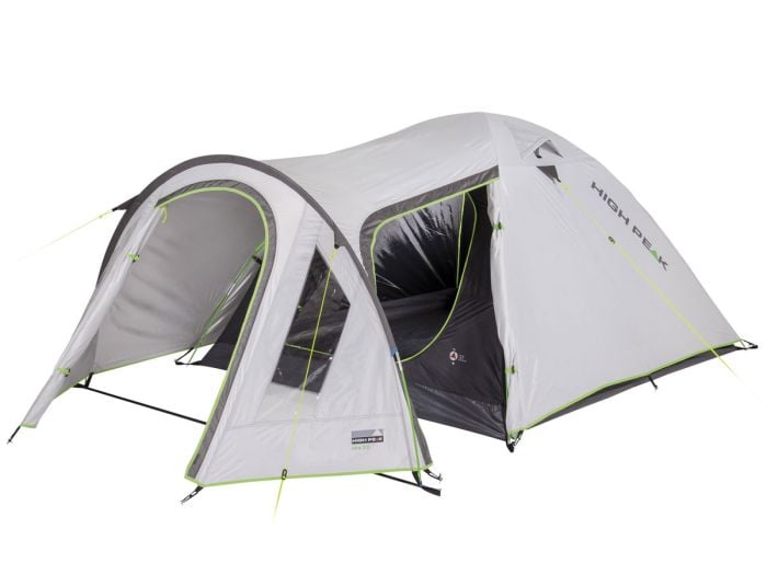 High Peak Kira 3 – 3-Persoons Tent | Lichtgewicht & Waterdicht | Ideaal voor Kamperen & Festivals | Gebruikt