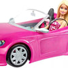 Poupée Barbie avec une voiture décapotable glamour – prête à jouer dans sa boîte d'origine