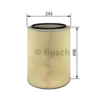 Bosch Luchtfilter 1 457 429 975 – Voor Mercedes-Benz, DAF, Iveco, MAN, Fiat & Steyr